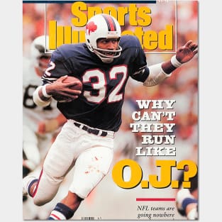O.j Simpson Why Cant They Run Like Posters and Art